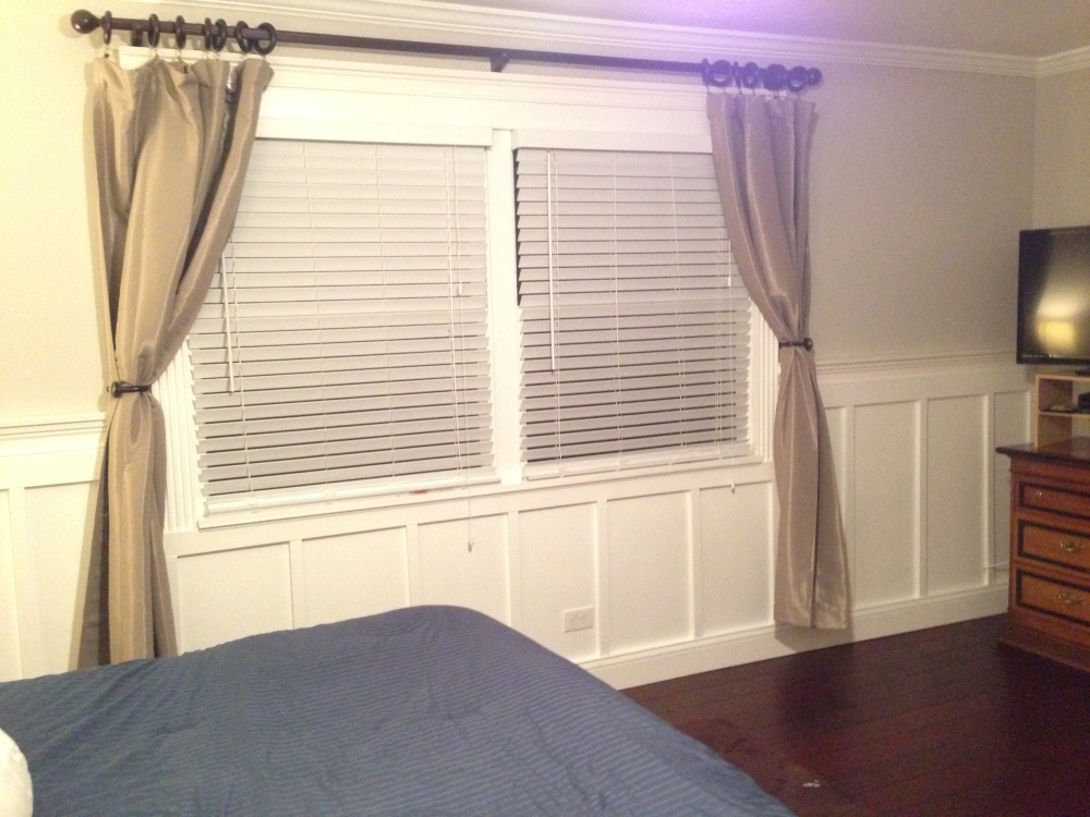Added the window treatments